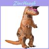 Fantástico Fato de Dinossauro T-rex Inflável para Adultos Para Festas de Fantasia Memoráveis