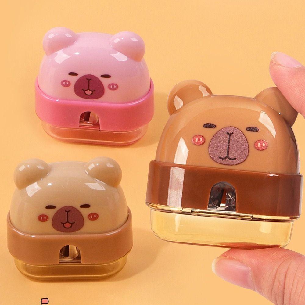 Portable Pencil Sharpening Tool Mini Pencil Parer Cartoon Pencil Sharpener  Students