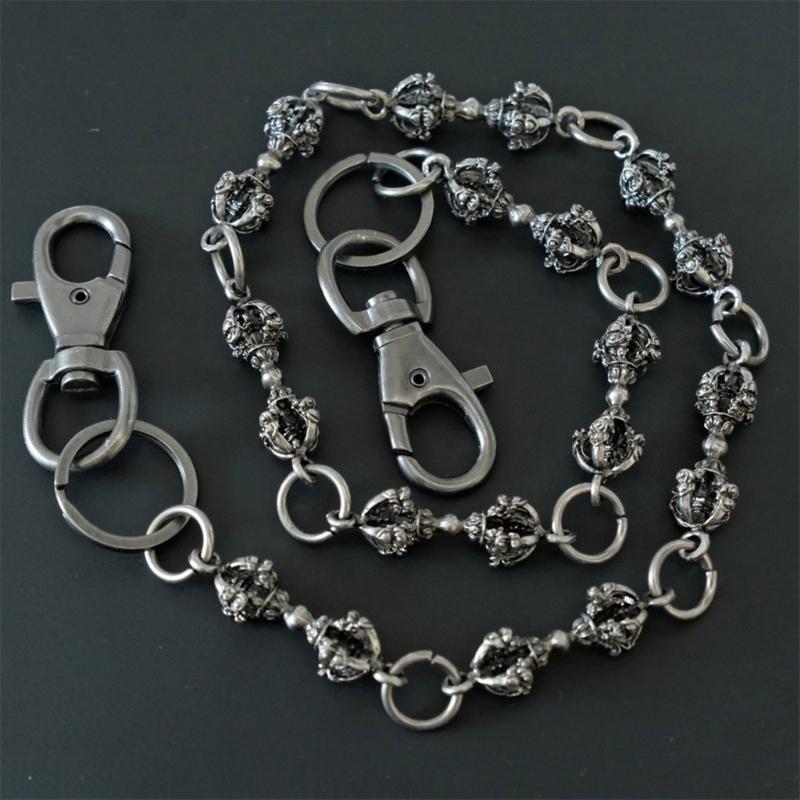 Fashionable Sturdy Alloy Punk Chain Featuring Powerful Designs Jewelry Accessory for Music Festivals and Parties