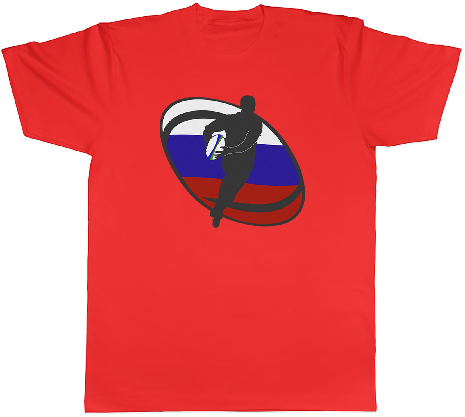 Rugby Russia Mens Unisex TShirt Tee S