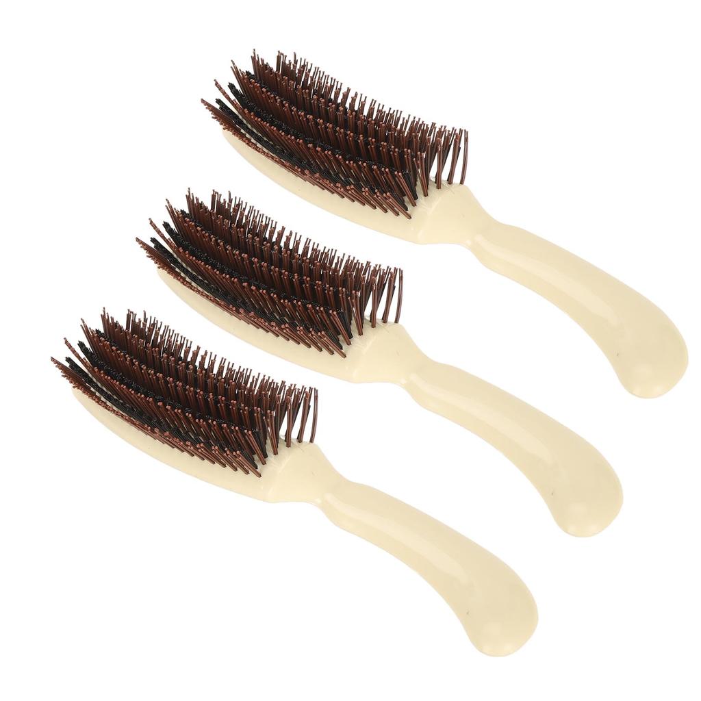 3 szt. Grzebień do stylizacji fryzjerskiej Profesjonalny Masaż Rozplątujący Zapobiega Elektryzowaniu Kręcone Włosy Grzebień żeberkowy f