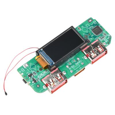 22,5W Schnelllade-Modul TFT-Farbdisplay Digitalanzeige Powerbank-Motherboard für ternäre Lithiumbatterie PDQC Schnellladung