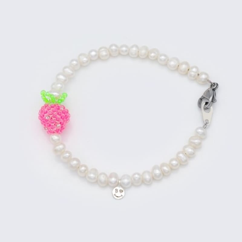BONBEAU Juicy Fresh Water Pearl Bracelet Colored Beads Fruit Pendant Freshwater Pearl Bracelet