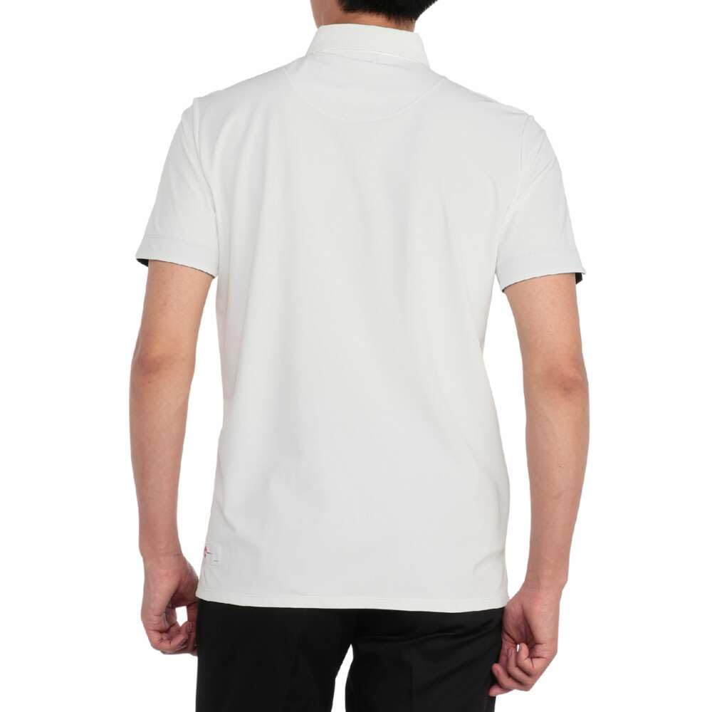 Mizuno Osaka Kansai Expo 2025 Official Short Sleeve Polo XL Shirt, Unisex, Golf, White, E2JAB124,