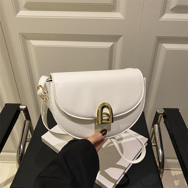 Retro Commuting Handbag Women High-end Saddle Bags Casual Versatile Single Shoulder Crossbody Bag For Daily Use CLE