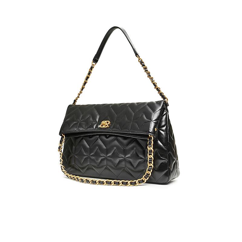 

TATA Quilted Commuter Shoulder Tote Bag F