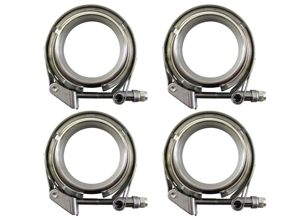 BRIGHTZ Stainless Steel Muffler Flange 77 81 Coupling V-Band 77 81 [MUF-JOI-017-4PC]