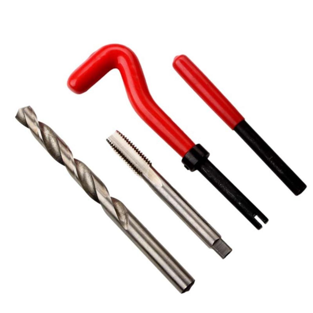 131 Pieces Thread Repair Kit Compact Rethreading Tool Set Sturdy for Workshop