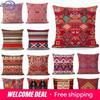 Geometrische Heimdekoration Marokkanisch Ethnisch Bohemian Kissenbezug Büro Sofa Kissenbezug Outdoor Camping Kuschelkissenbezug