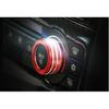 Fit For 2005-2012 BMW 3-Series E90 Red Aluminum Console AC Knob Ring Cover Decor