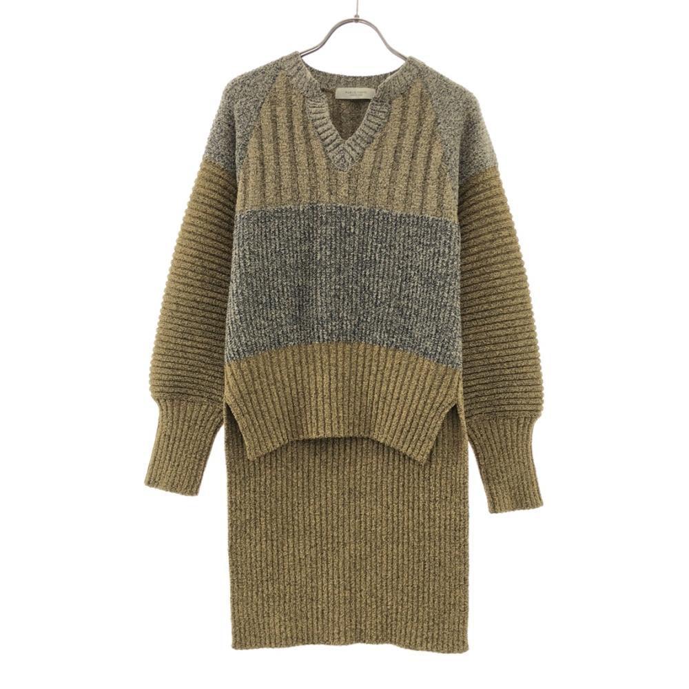 

PUBLIC TOKYO сделано в Японии Трикотажный свитер с люрексом с длинным рукавом СВОБОДНЫЙ Женский Б/У