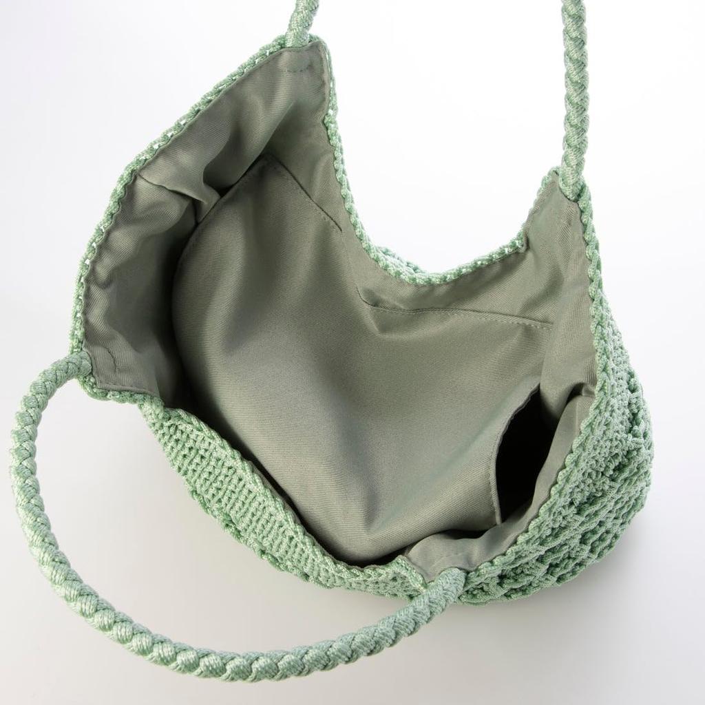 Kashkash Damen Basic Strick-Tragetasche, 10-00-02280, GN