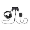 Gaming Chat Link Cable Headsets Adapter Cable 78.74inch Suitable for Gamers Compatible for Gaming Consoles Controllers