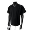 2026 Summer Men's Trendy Japanese Retro Patchwork Heavyweight Loose Casual T-Shirt