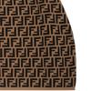 Monogram Brand Logo Moderate Skirt Kids' Black Brown JFG070AEYDF15B6