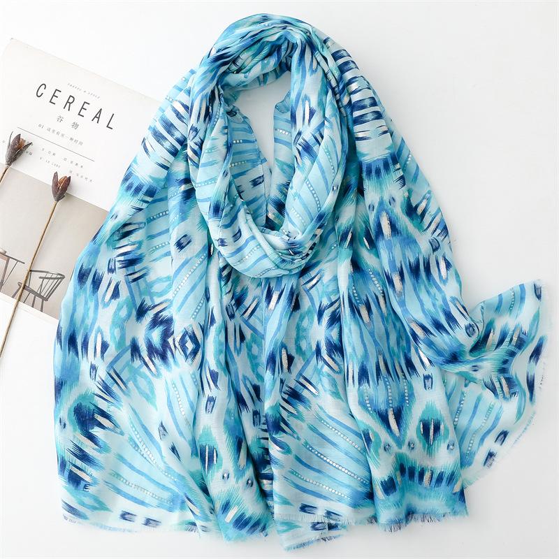 

Luxury Bohemian Styles Women Scarf Summer Beach Shawl Cotton Linen Feeling Tassel Pashmina Muslim Hijab Wrap Viscose Turban 88x180cm