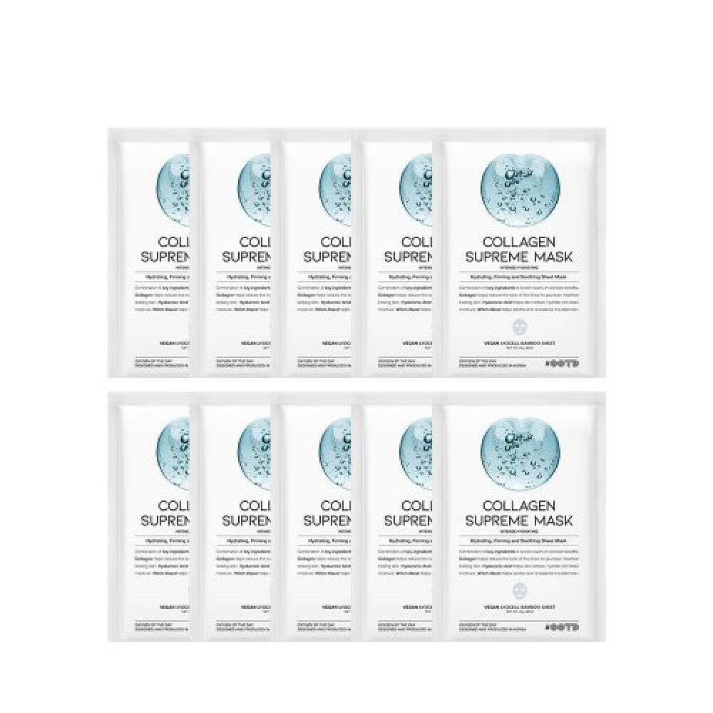 Ootd Beauty Kollagen Supreme Maske 10 Stück
