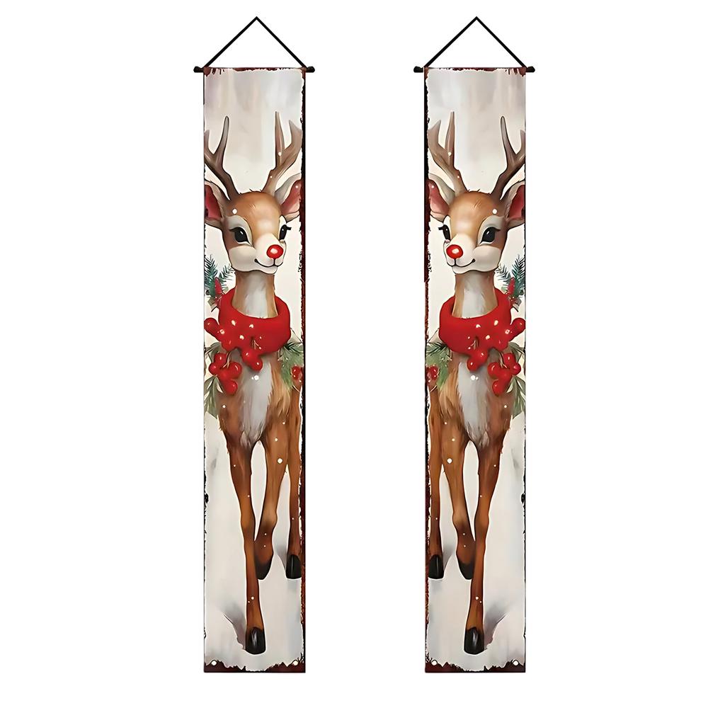 Weihnachten Vorhang Dekoration Tür hängen Malerei hängen Flagge Dekoration