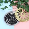 Elevated Fireproof Mosquito Coil Tray with Handle and Lid