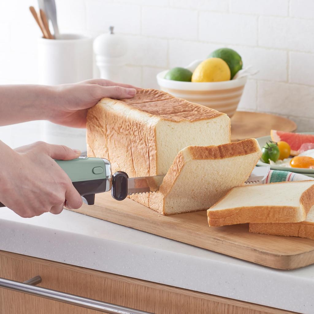 [Toffy] K-EK1 Elektrický multifunkční nůž světle modrý – Nůž