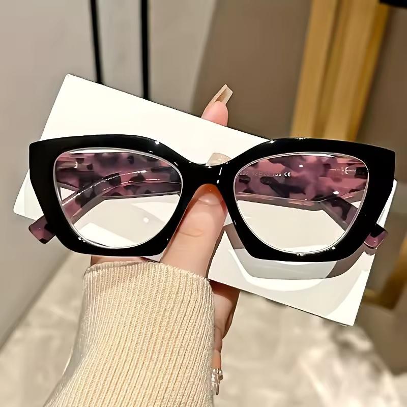 Elegante Cat-Eye-Lesebrille Damen Herren Luxus-Designer Blaulichtfilter Weitsichtigkeitsbrille Verschreibungspflichtige Brille +1.0BIS+4.0