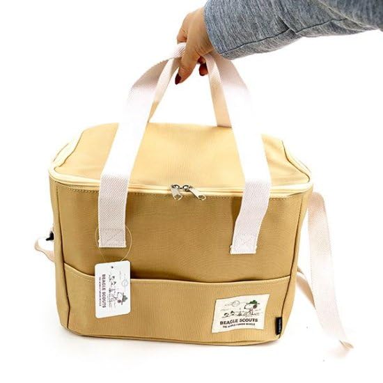 Marimo Craft Snoopy Beagle Scout Cooler W33 X H27 X Bag, Large, Yellow, D23cm, SPZ-3161