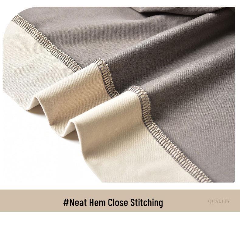 Damen Pyjama-Set aus gerippter Baumwolle - Langarm, lange Hose, sportlich-lässig, Herbststil, auch draußen tragbar