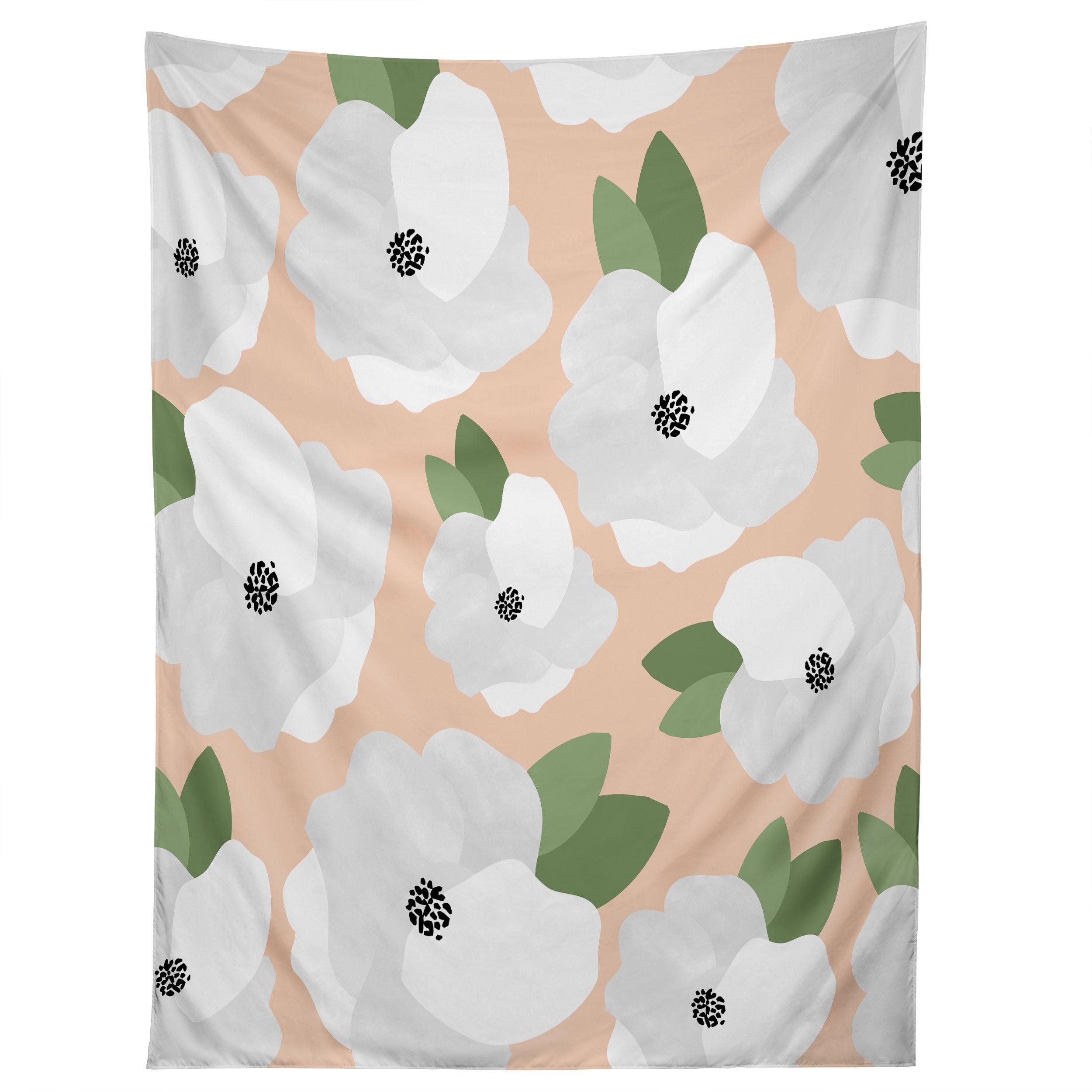 ROMANTIC FLORAL tapestry 75x100 чёрный