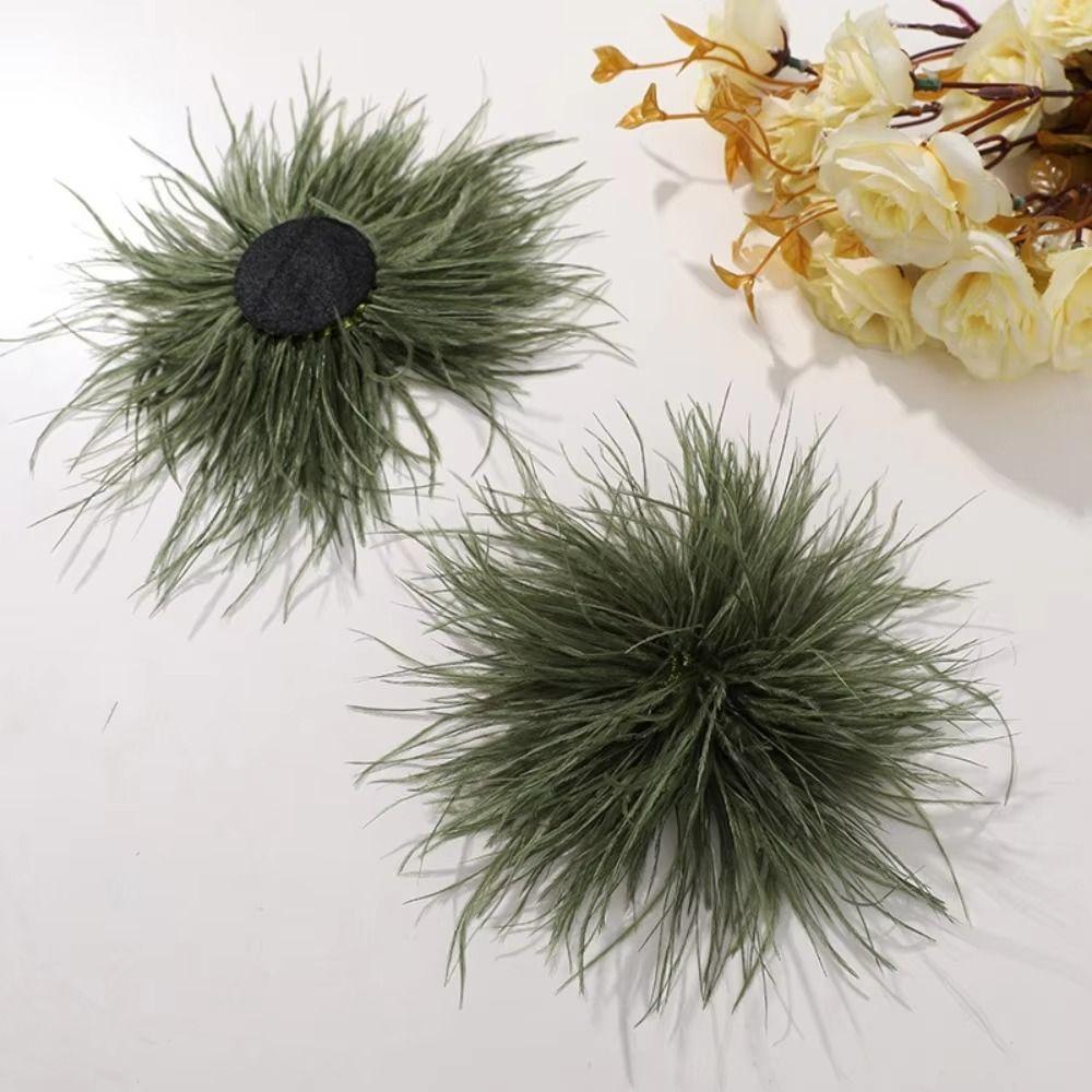 Handgefertigte Federbrosche Weiche Feder corsage Premium Feder Pin DIY Handgemachtes Accessoire