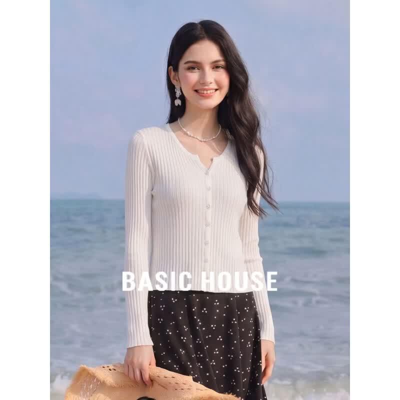 Basic House Women s Ice Silk Sun Protection Cardigan One Size
