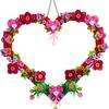 LEGO Heart Ornament Building Toy Kit, Artificial Flower Heart Arrangement, Arts & Crafts for Kids Ages 9 and Up, 40638