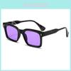 Retro Square Sun Glasses With Uv400 Protection For Outdoor Activities And Fashion Enthusiasts