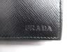 Authentic PRADA Saffiano Black Leather Coin Case Purse #a883  Refurbished