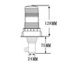 GL-225Z Guanhong  LED Strobe Warning Light, DC12-24V Amber Emergency Hazard Beacon Lamp Strobe Light