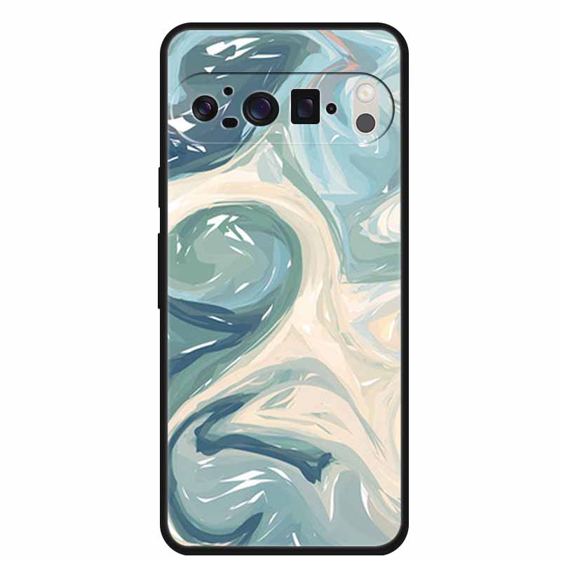 For Google Pixel 10 Pro Case Vivid Graceful Premium Marble TPU Soft Silicone Phone Cases Impact Chic Mineral-Finish Para Cover