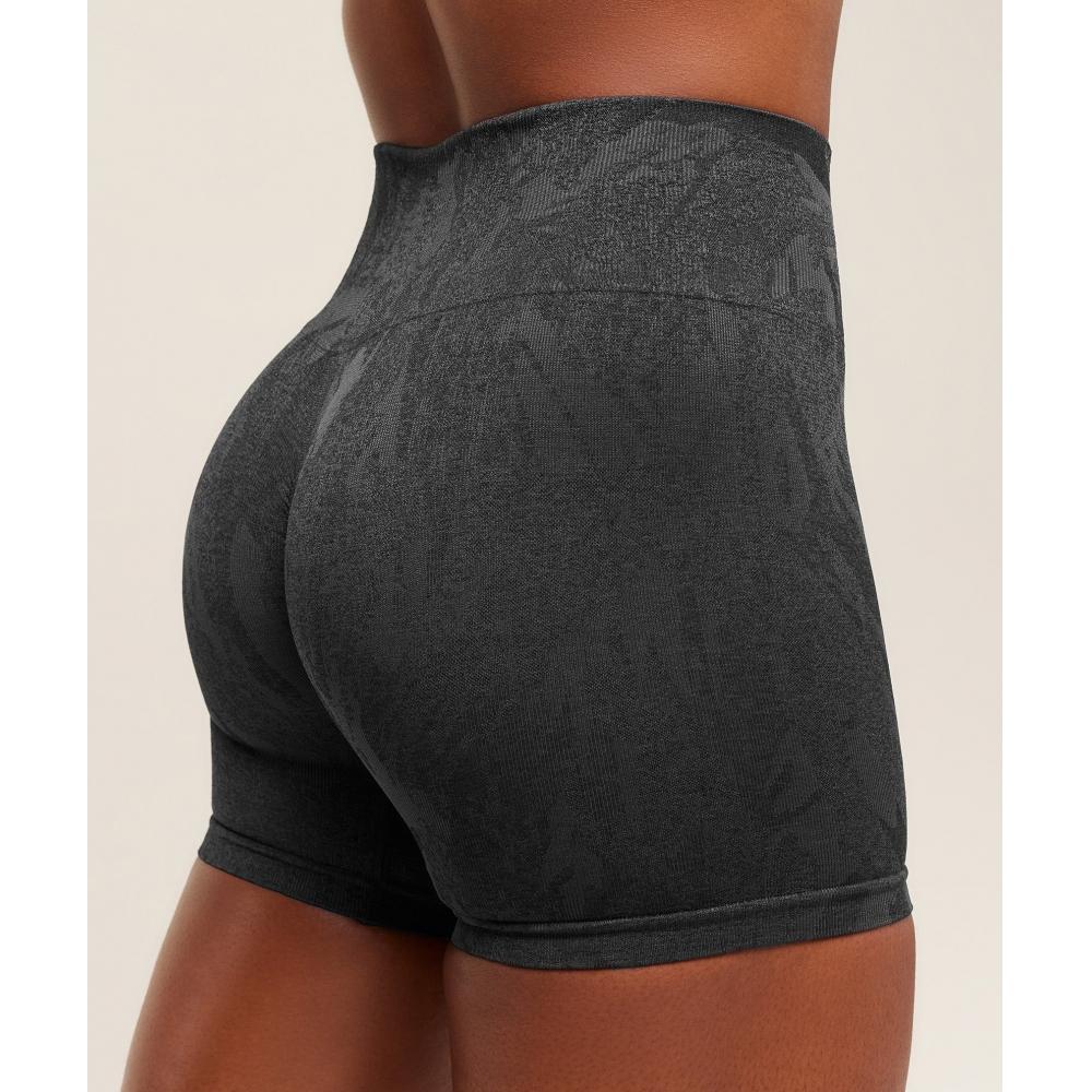 Gymshark Adapt Camo Seamless Shorts Asphalt Grey Black B4b9e Gc8n