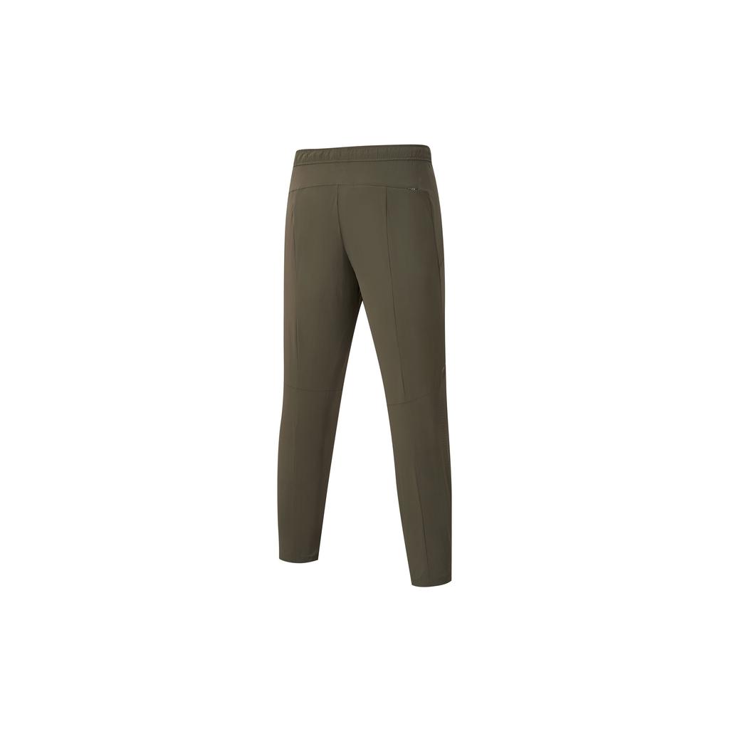 SAUCONY Sports Lifestyle Series Solid Color Mid-Rise Sports Casual Pants Men Pants Muted-Yellow Olive-Green SC2249025A-GE110