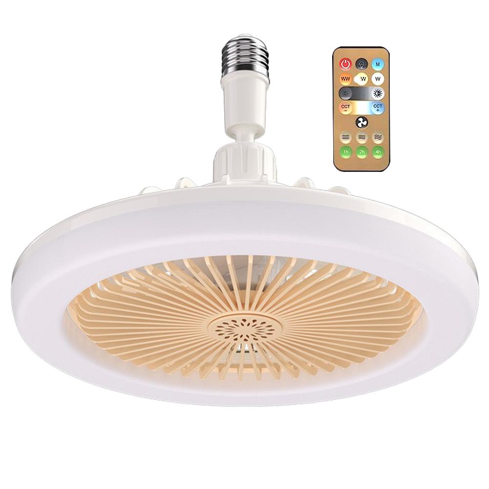 Ventilateur de plafond d'aromathérapie avec lumière LED, télécommande, silencieux, pour chambre à coucher, salon, cuisine
