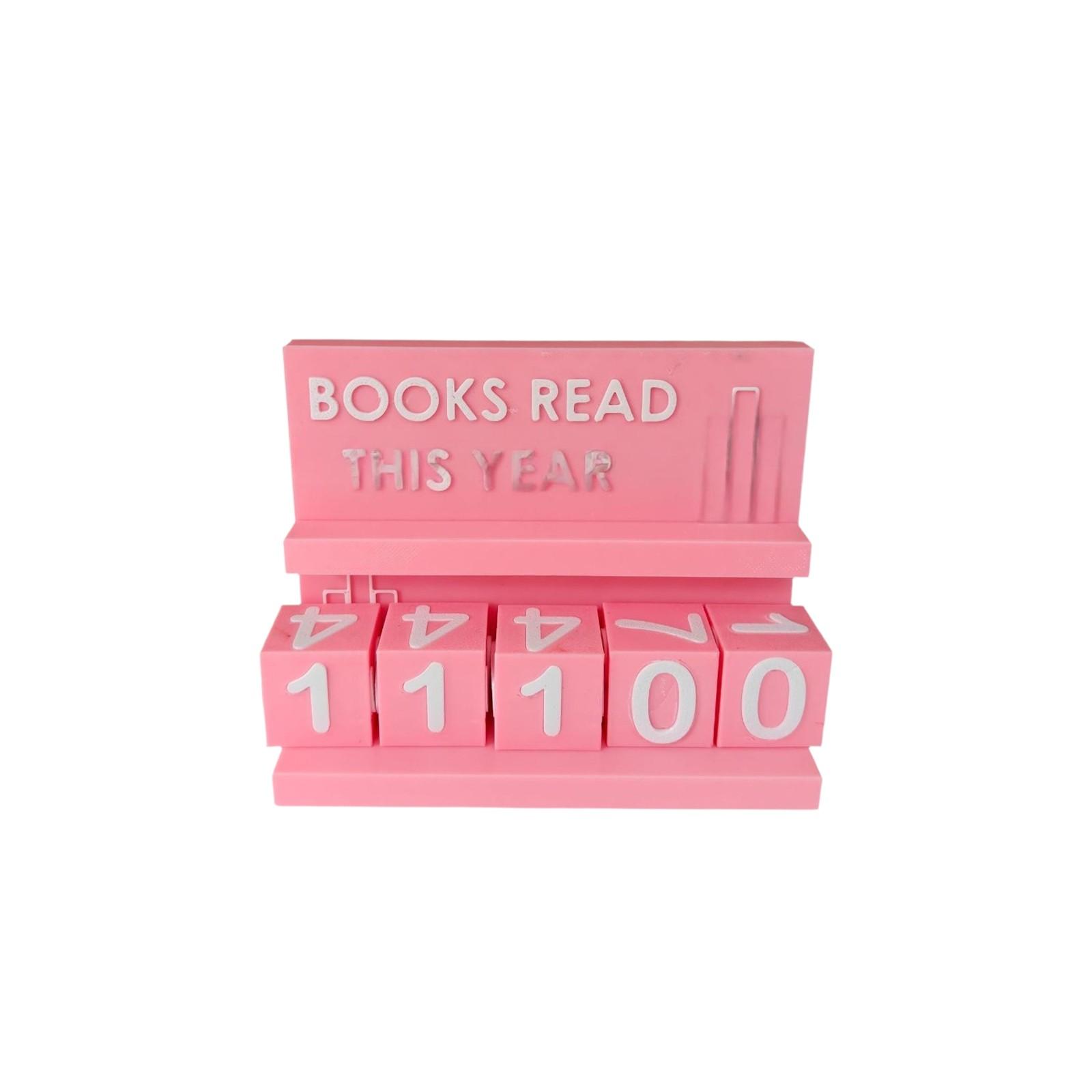 

Книги для чтения в этом году для постановки задачи этого года, счетчик книг, подарок-вызов для книголюбов One Size