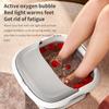 Foldable Foot Bath Massager With Bubble Infrared Heating Foot Soak Massage Wheels Massage Relaxation