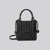 Rainbow Color Single Shoulder Crossbody Small Square Bag for Women, New Turkish Designer Stylish Pleated Fashion Single Shoulder Handbag