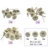 10 Stück/Beutel 2,35 mm Polierbürstenrad Zahnlabor Materialien Weiches Weißes Ziegenhaar/Ponyhaar/Borsten Rotationswerkzeuge Niedrige Geschwindigkeit Puffer