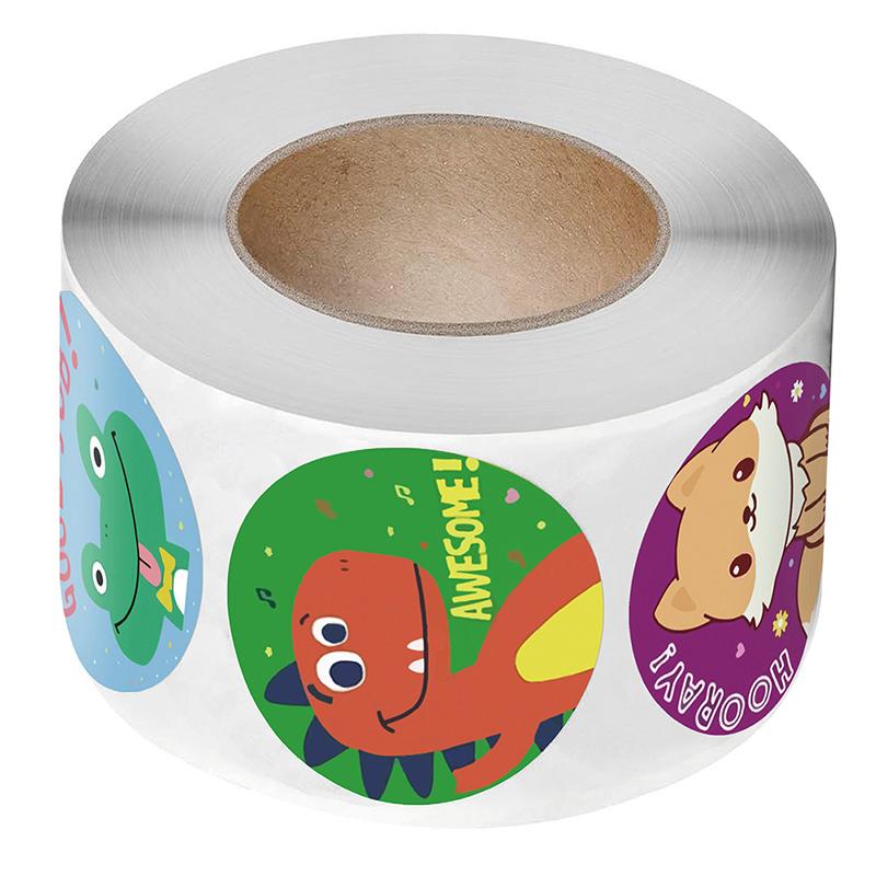 500Pcs Animals Cartoon Stickers For Kids Toys Sticker Teacher Reward Sticker