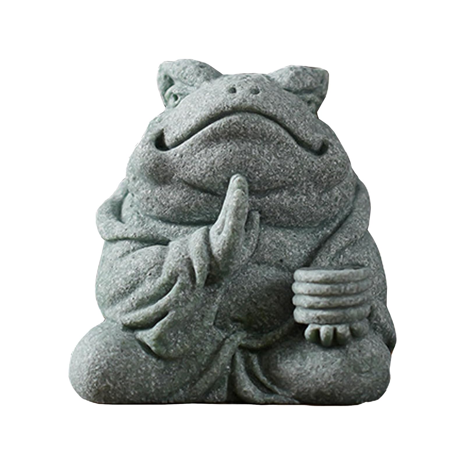 

Hyack Frog Figurine, Gardening Object, Good Luck, Healing, Miscellaneous Goods, Stone