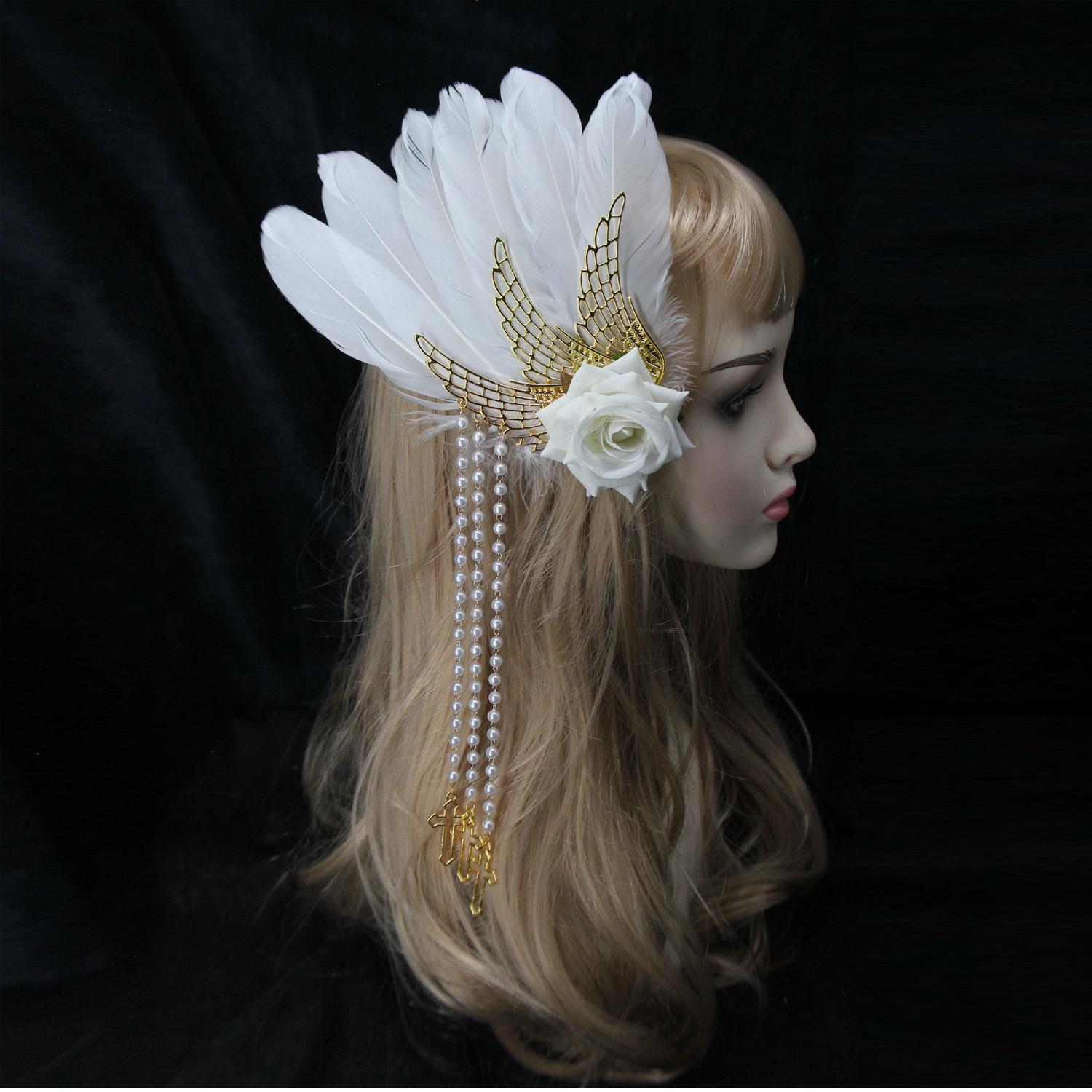 

Lolita Angel Halo Sun Crown Материал Пакет Преувеличенный Подиумный Головной Убор Фото Реквизит Аксессуары