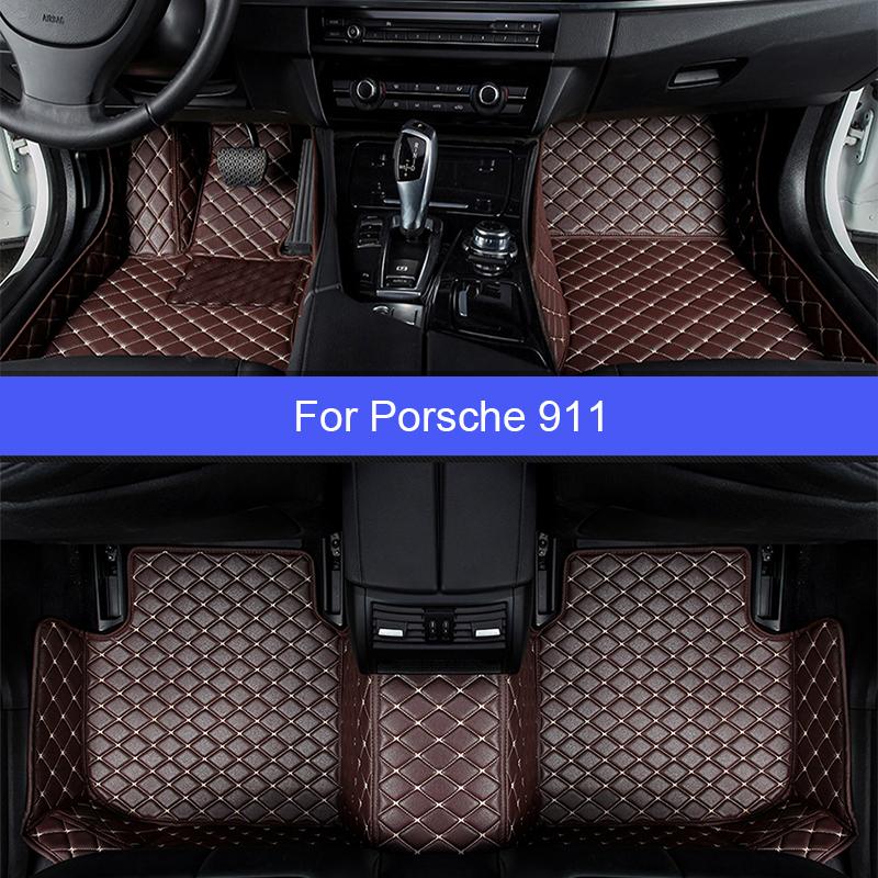 

CUWEUSANG автомобильные коврики для Porsche 911 911Targa Convertible 4 сиденья авто аксессуары для ног Coche