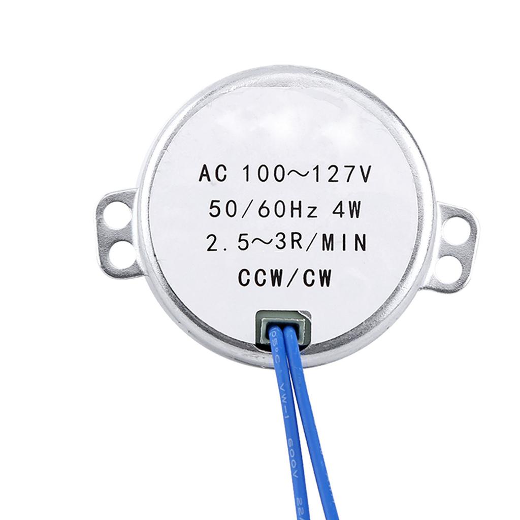 1ks AC 100127V 4W Synchrónny Motor 5060Hz CCWCW Prevodový Motor