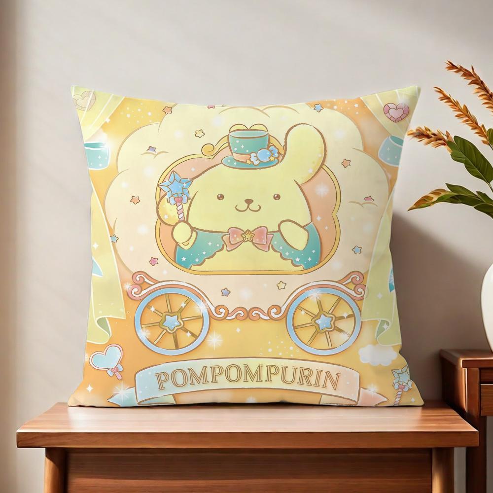 Kawaii P-pom anime P-purin cushion cover For Pillow Printing Sofa Decoration Home Car Room Coffee Shop Office Nordic Simplicity