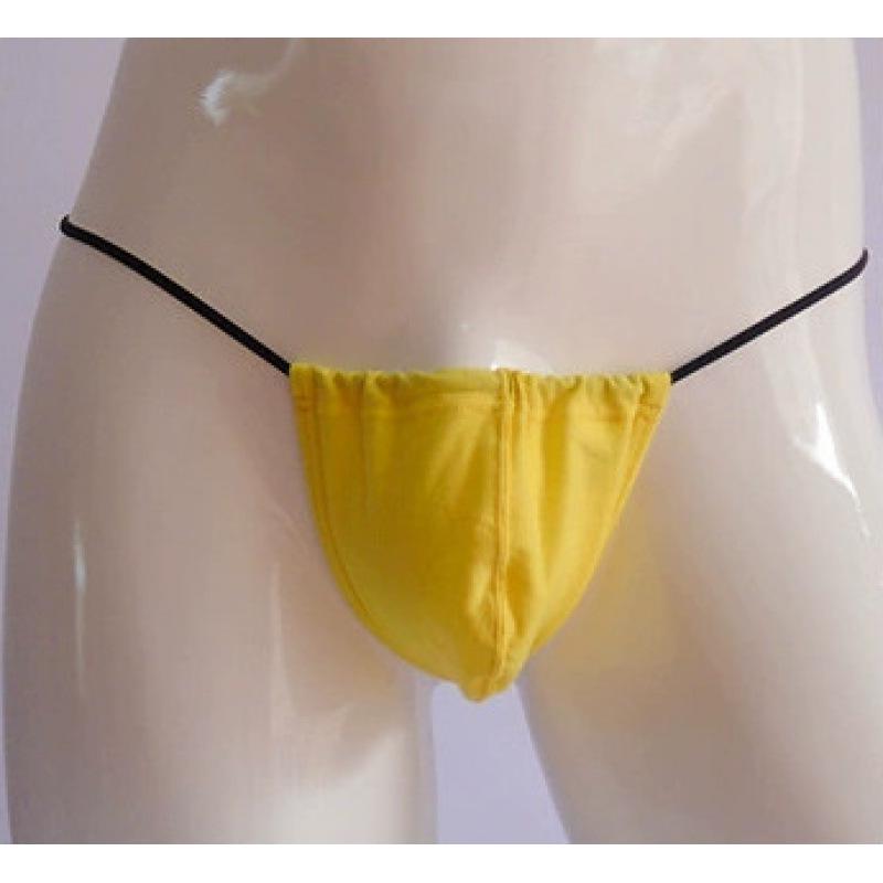 U-Convex Cotton Men's Low-Rise Single-Button Thong - Stylish Choice for Men