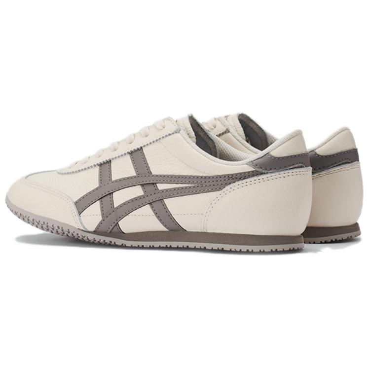 ONITSUKA TIGER Machu Racer Fashion Comfortable Slip Resistant Durable Low Top Lifestyle Casual Shoes Unisex Casual Shoes White Gray 1183B770-108
